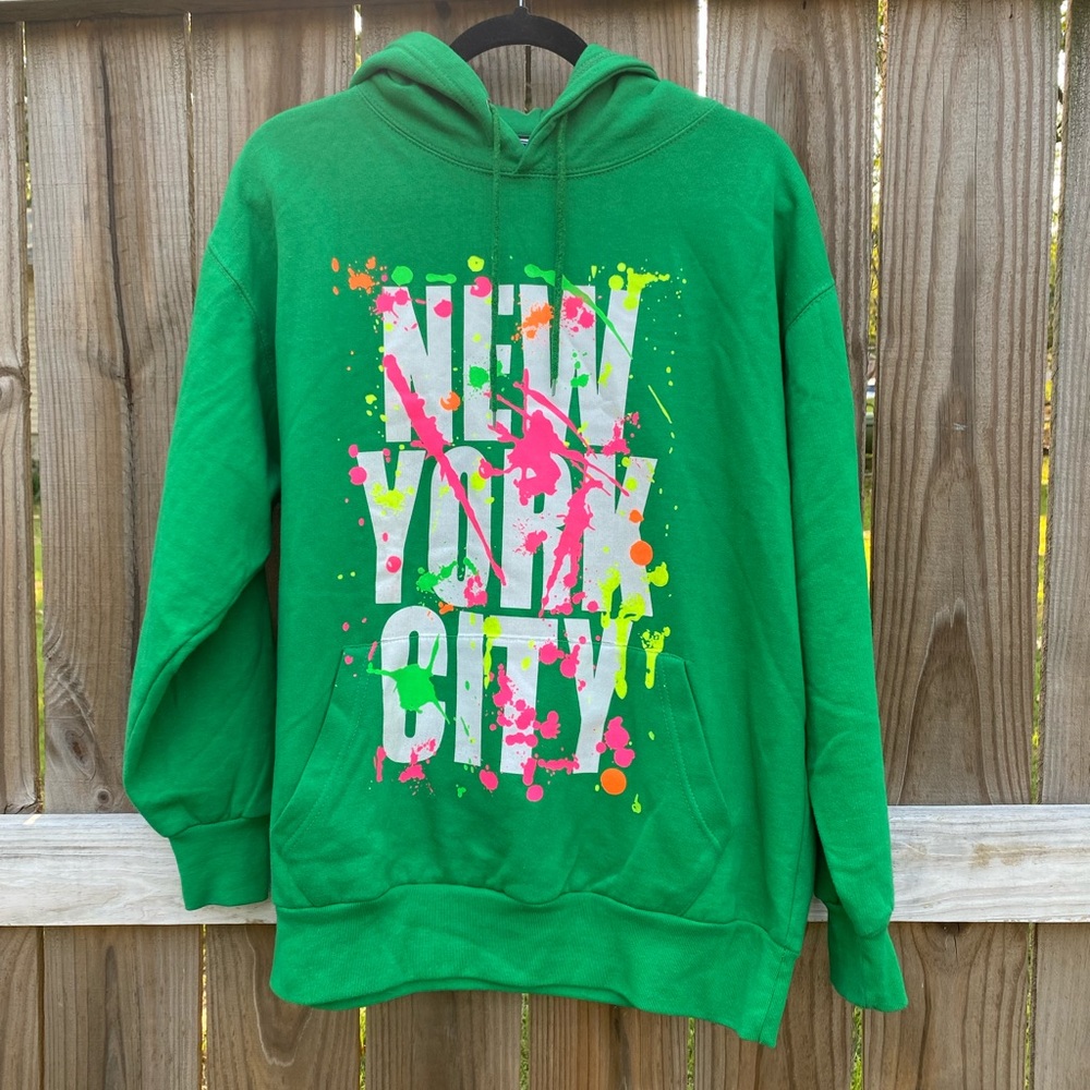 NEW YORK PAINT SPLASH HOODIE SWEATSHIRT